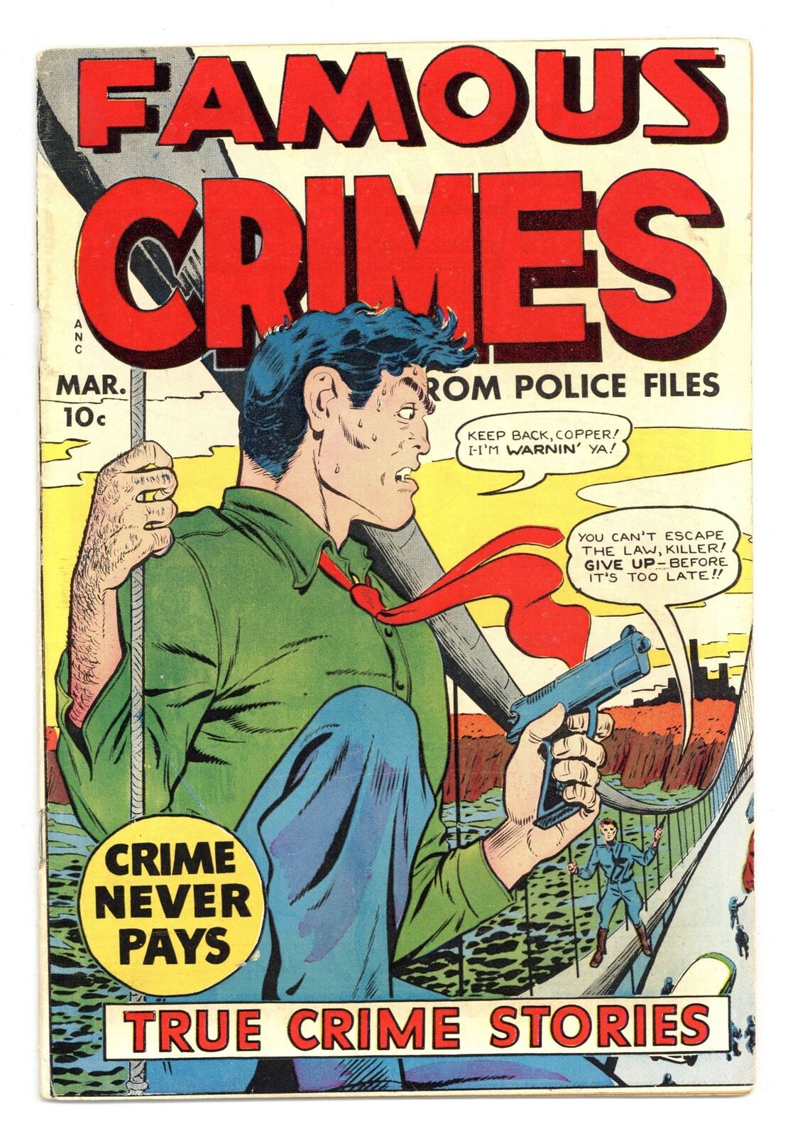 Famous Crimes #16 VG 4.0 1950