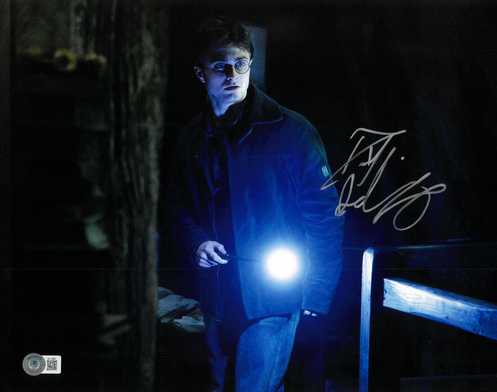 Daniel Radcliffe Signed Autograph  Harry Potter 11x14 Photo BAS Beckett
