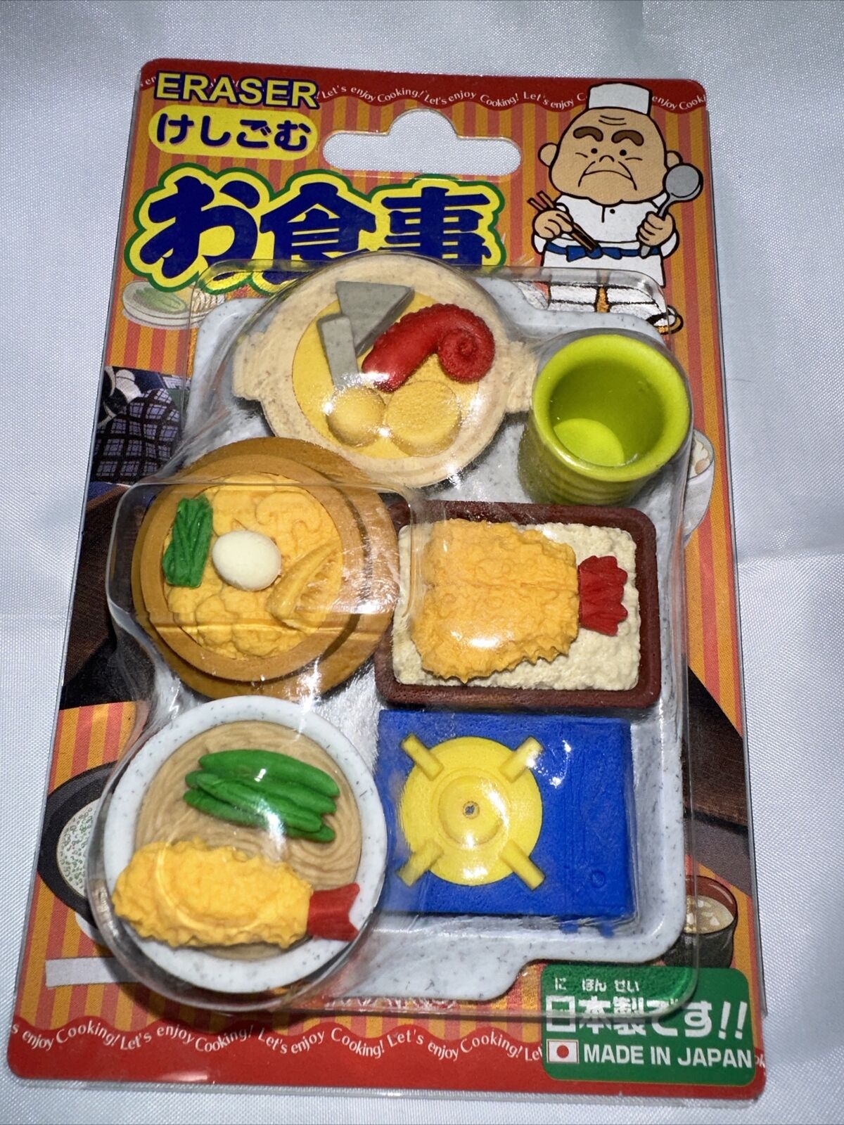 Iwako Collectable Japanese Erasers Bento Box Meal NIB