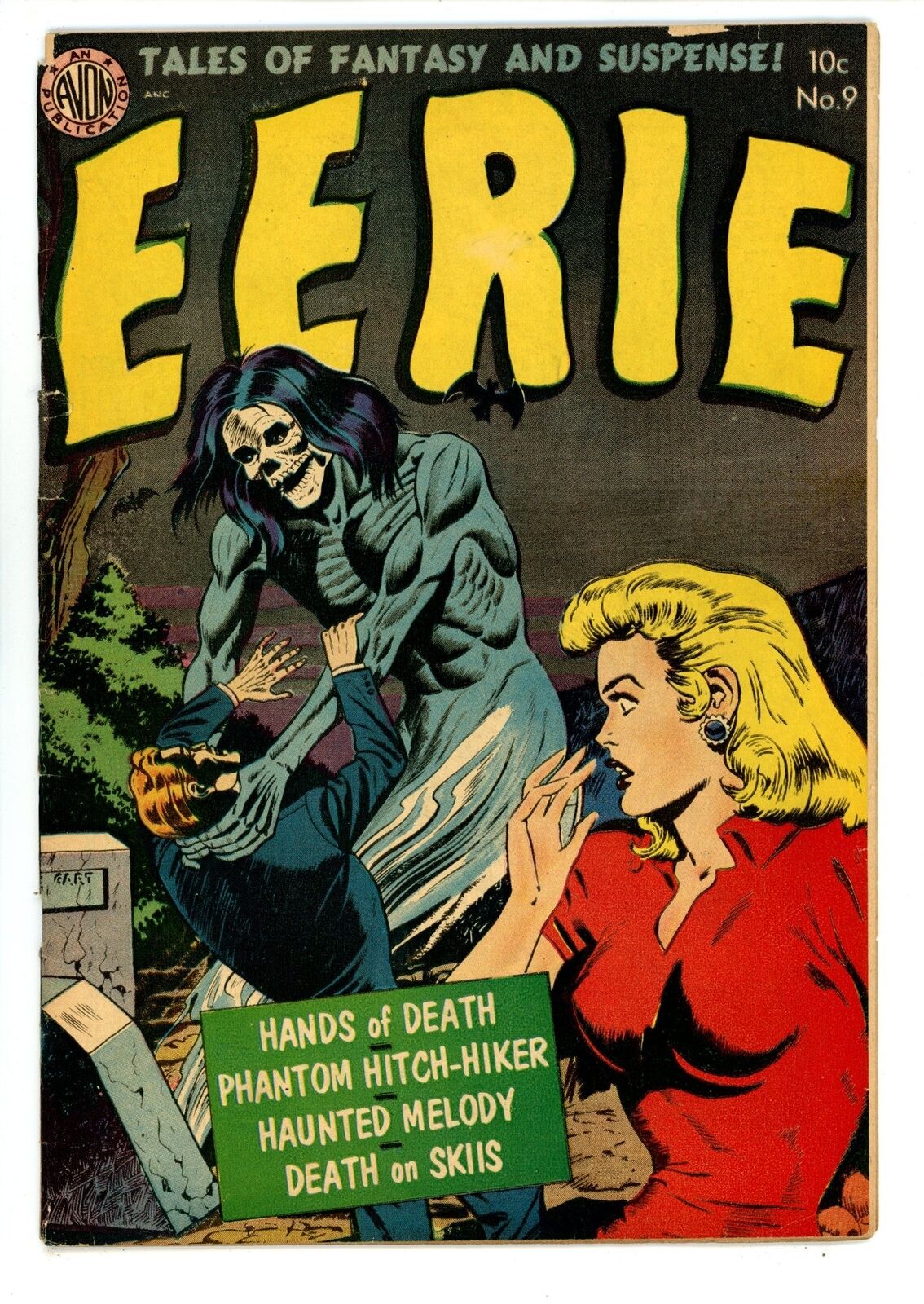 Eerie 9 VG/FN (5.0) Avon (1952) Pre-Code Horror