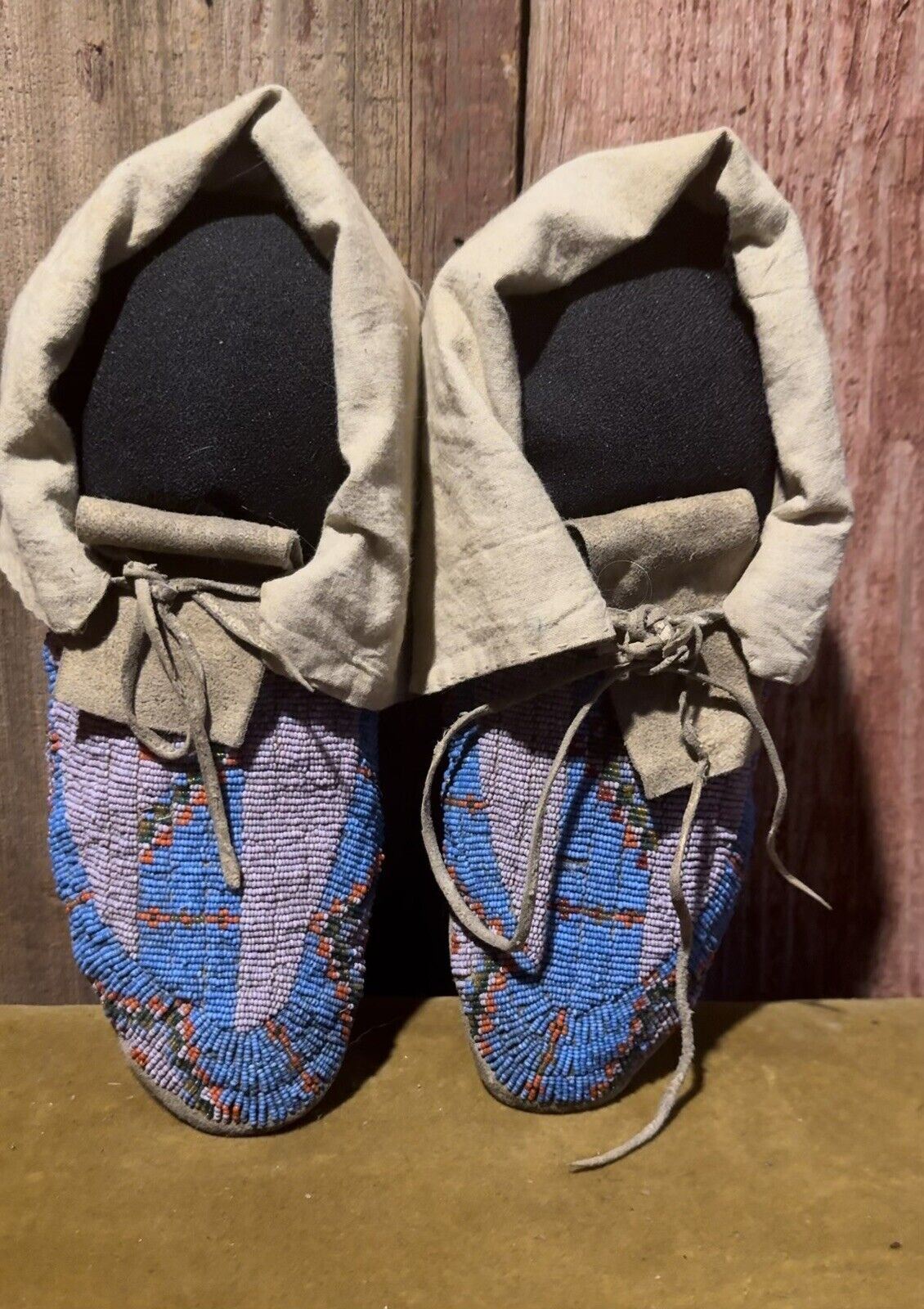 Native American Beaded Moccasins 