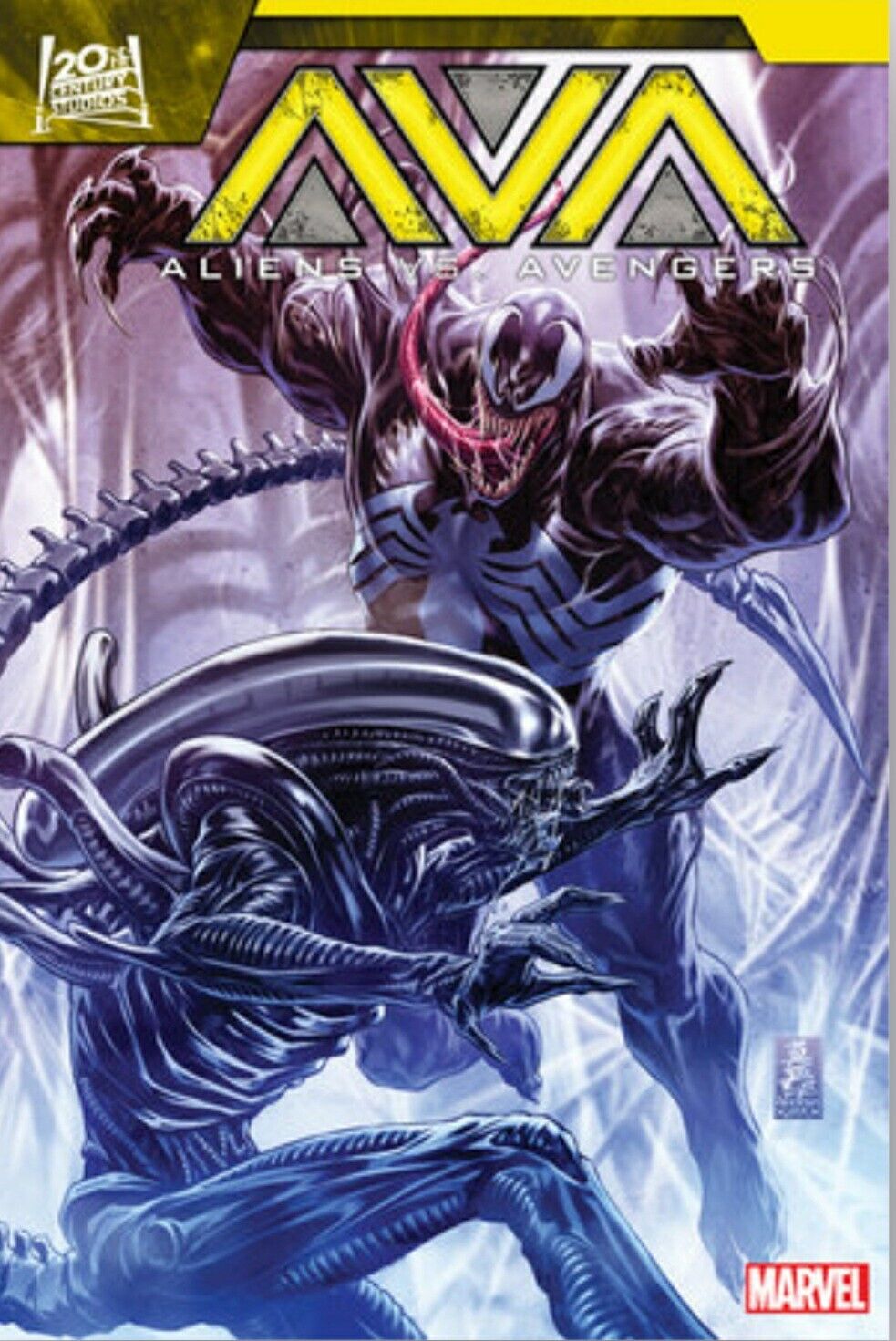 Aliens Vs Avengers #1 Mark Brooks Venom PRESALE 8/28 Marvel 2024