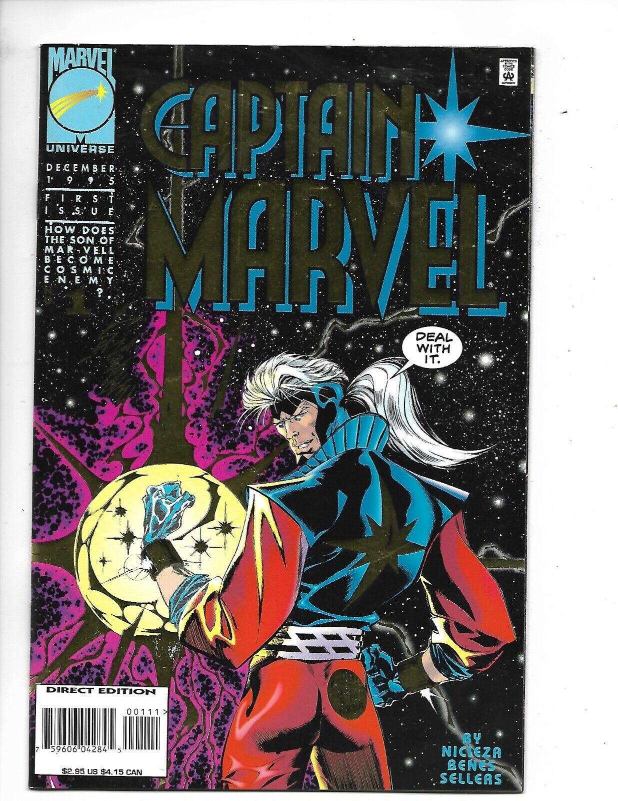 Marvel Comics 1995 Captain Marvel #1 VF/NM Foil cover