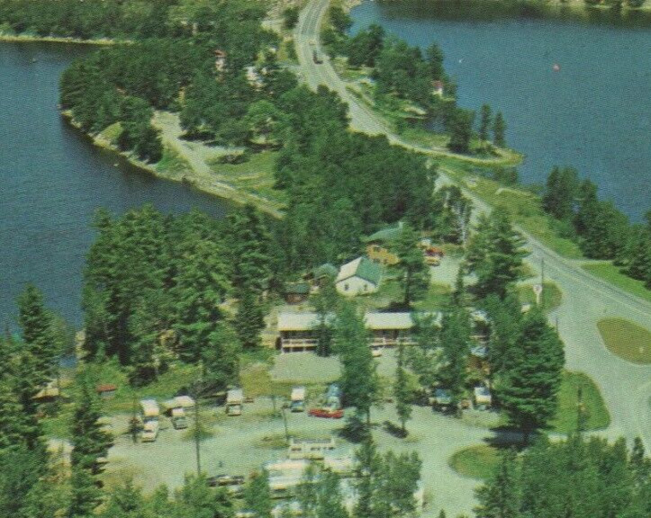 c 1980\'s Nester Falls Ontario Canada Clarke & Crombie Camps Postcard A40