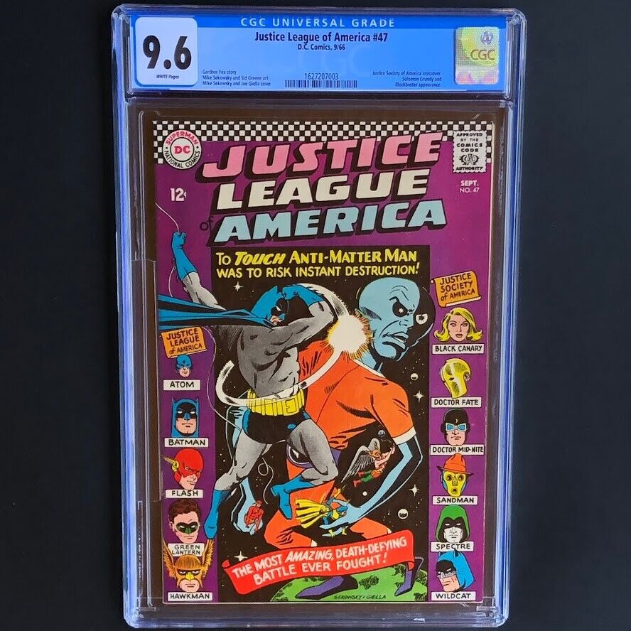 Justice League of America #47 (DC 1966) 💥 CGC 9.6 💥 Only 4 Higher JSA X-over