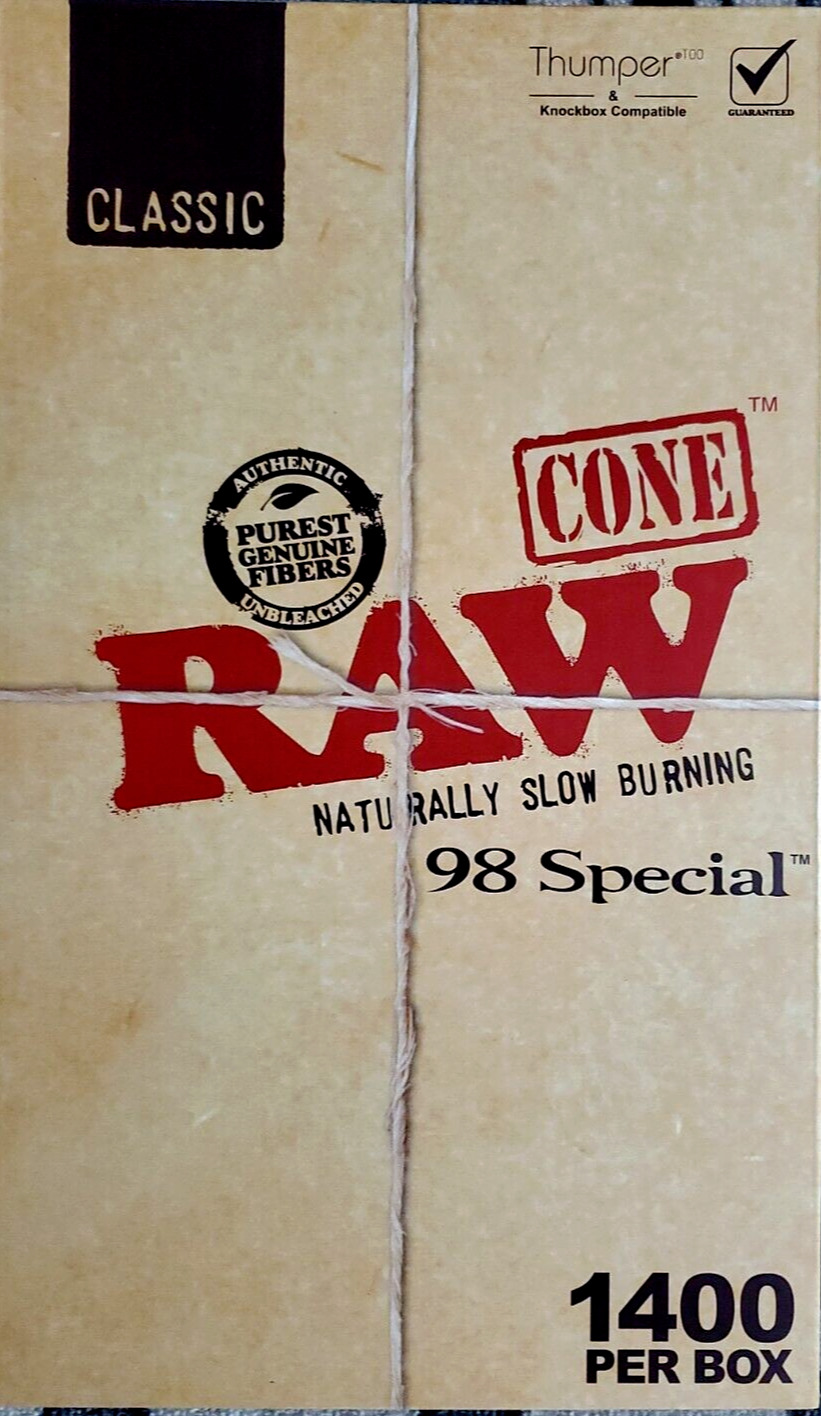 RAW CONES Classic 98 Special 1400 Ct Bulk
