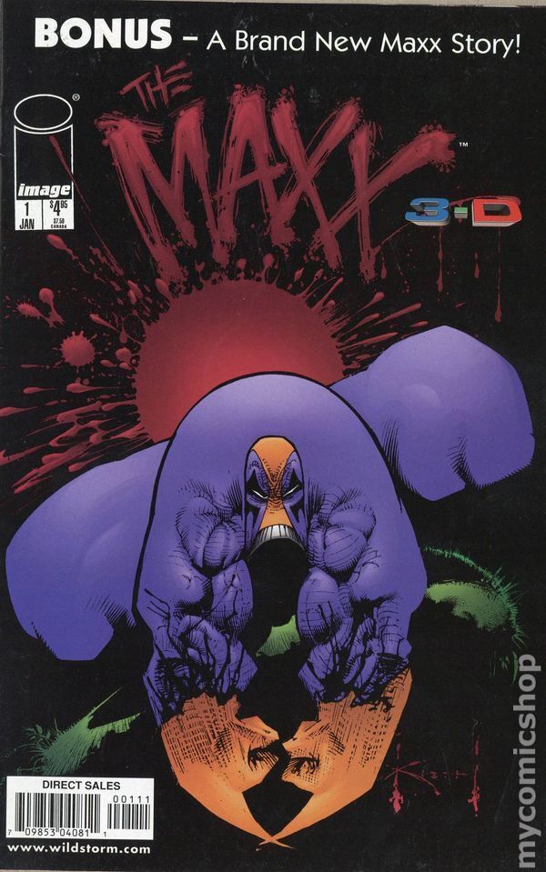 Maxx 3-D Edition #1 FN 1998 Stock Image