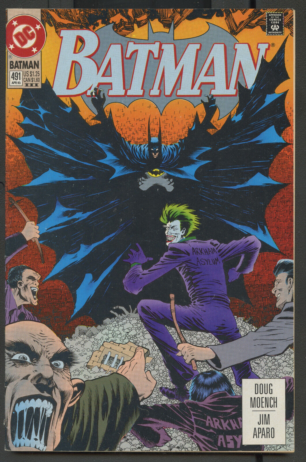 1993 DC Comics Batman  #491 Arkham Asylum