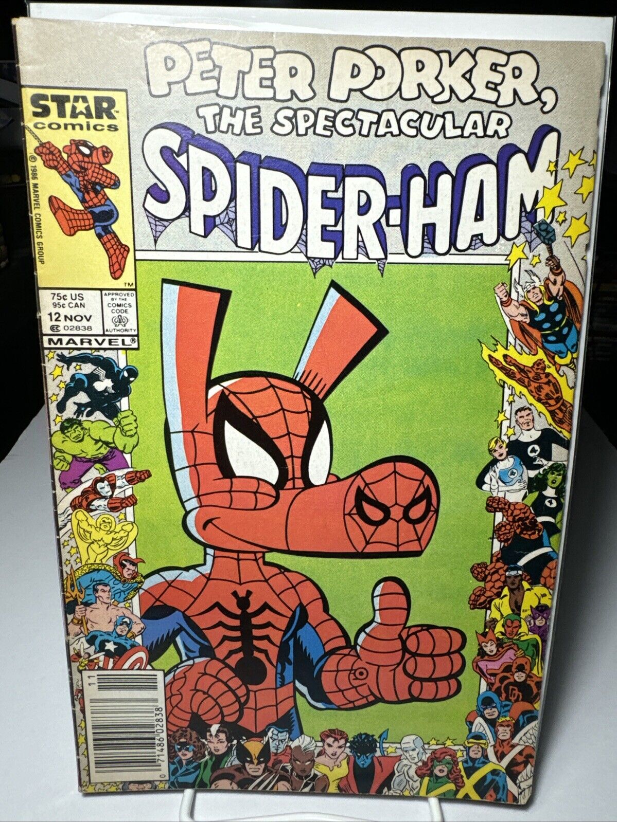 Peter Porker The Spectacular Spider-Ham #12 Newsstand Edition 25th Anniversary