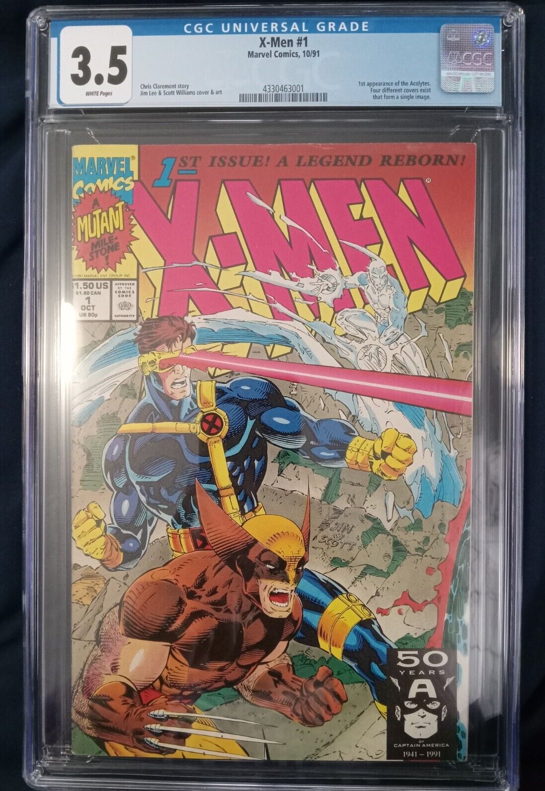 X-Men #1 CGC 3.5 1991 (Free 2 Day Shipping)