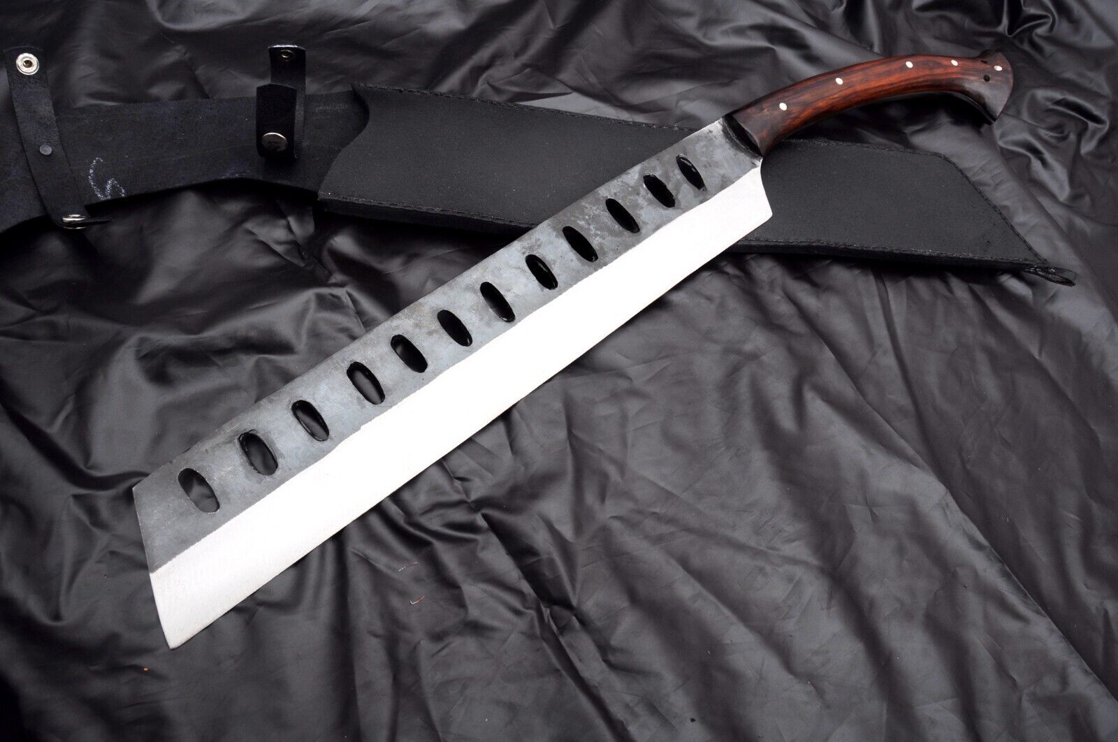 Extra Large Chopper-17 inches Long large Cleaver-Hunting, camping, tactical