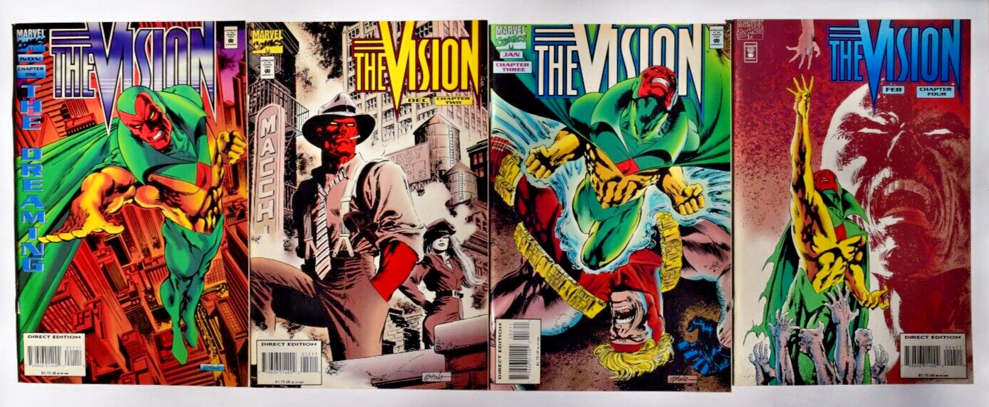 VISION (1994) 4 ISSUE COMPLETE SET #1-4 MARVEL COMICS