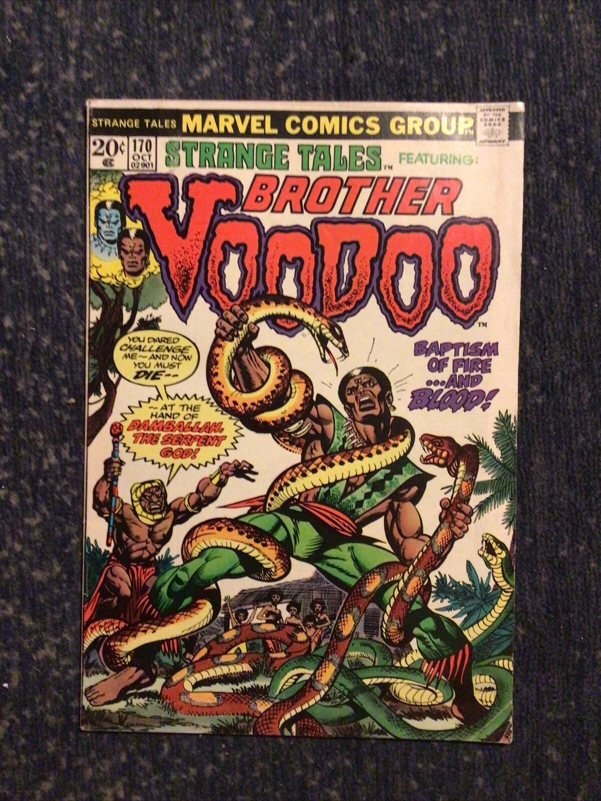 Strange Tales #170 - Origin & 2nd App Of Brother Voodoo 1973