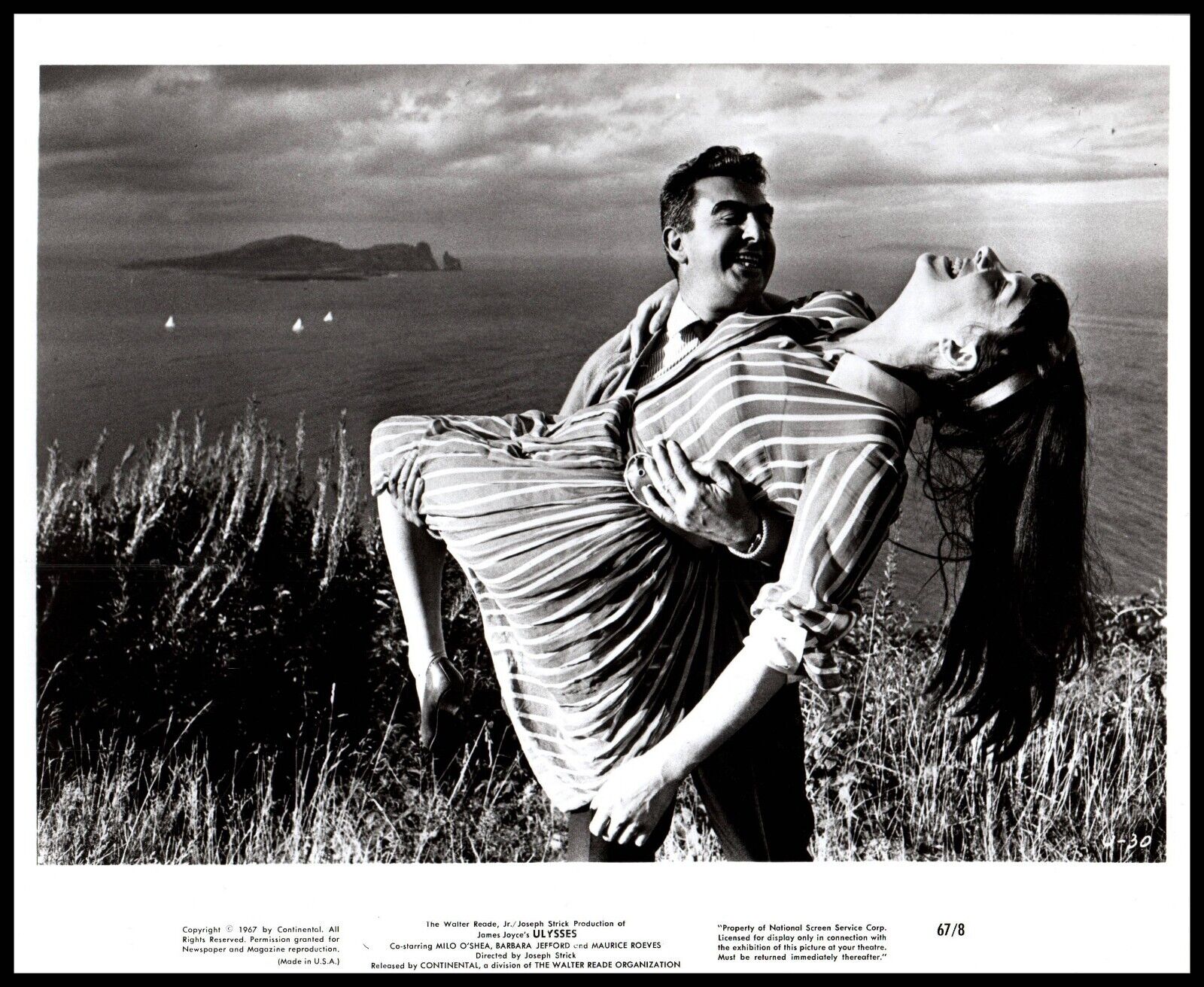 MILO O\'SHEA + BARBARA JEFFORD IN ULYSSES (1967) ORIGINAL VINTAGE PHOTO E 4