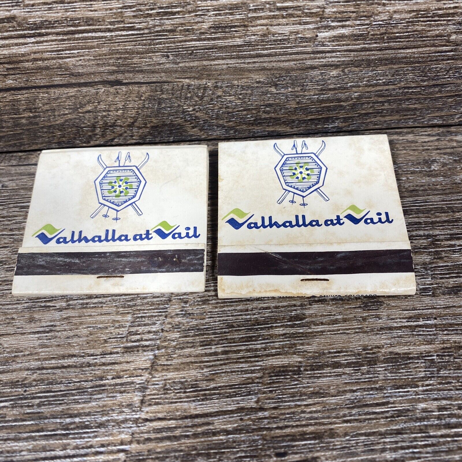 Valhalla At Vail Matchbooks Pair Used
