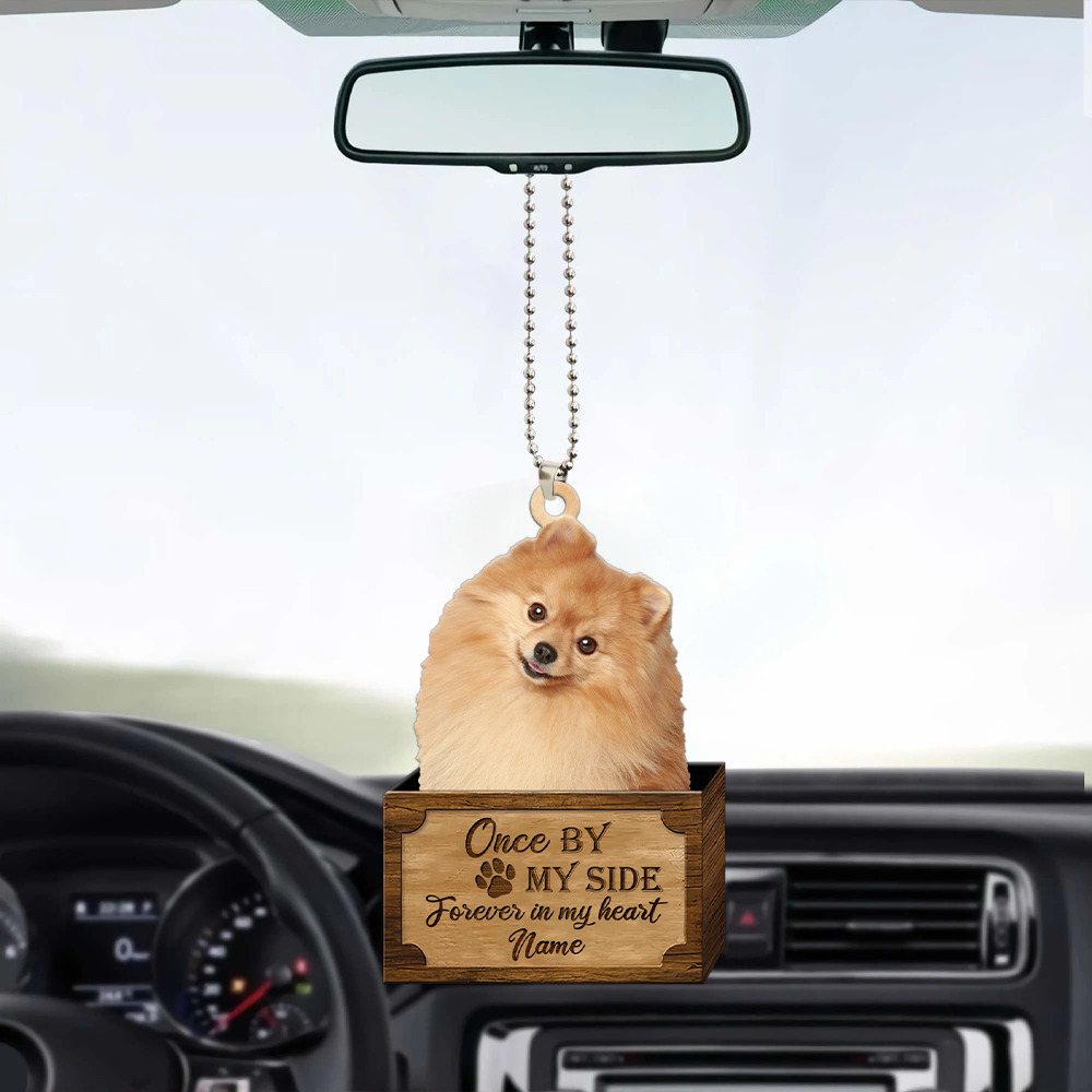 Personalized Pomeranian Dog Memorial Ornament, Pomeranian Dog Hanging Ornament