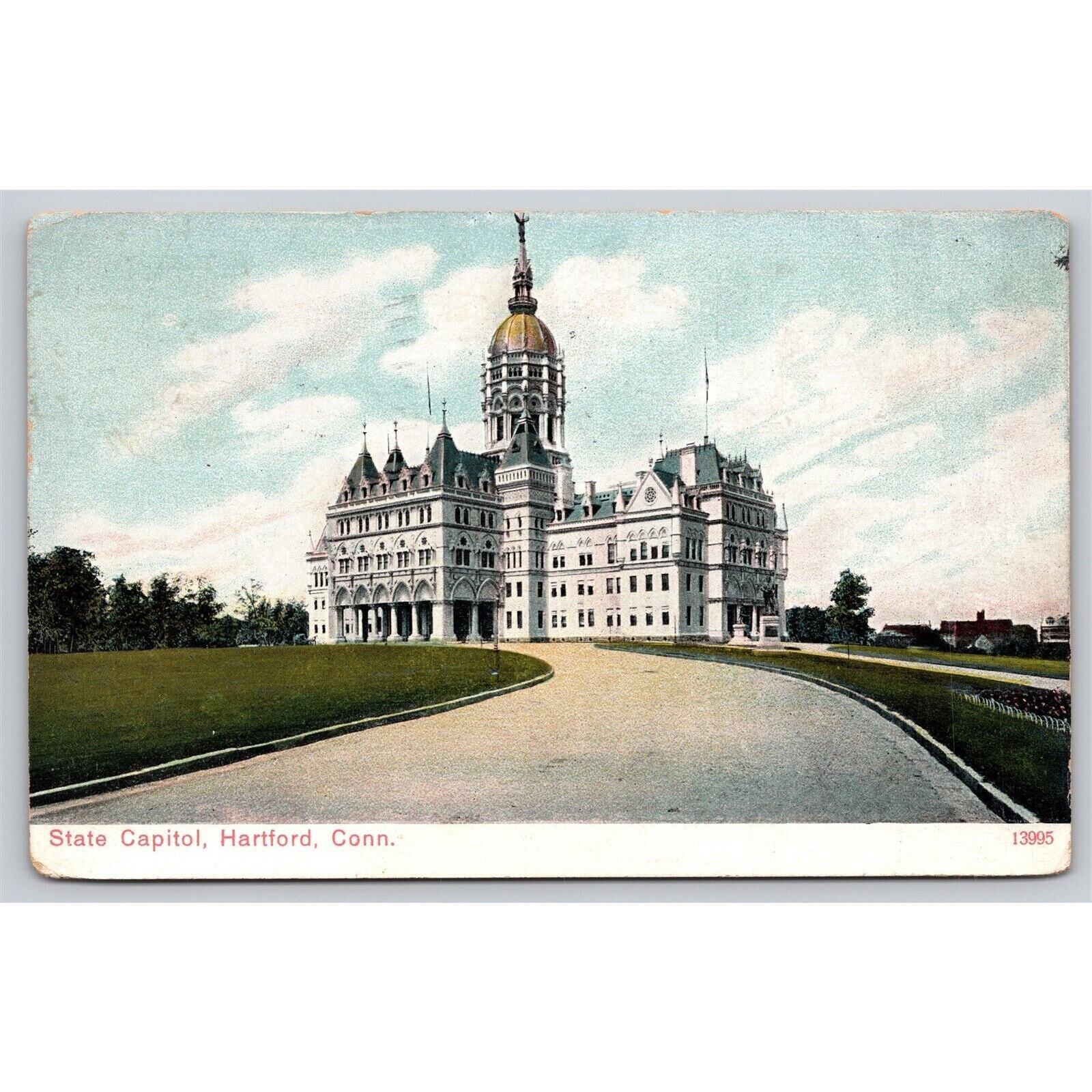 Postcard CT Hartford State Capitol