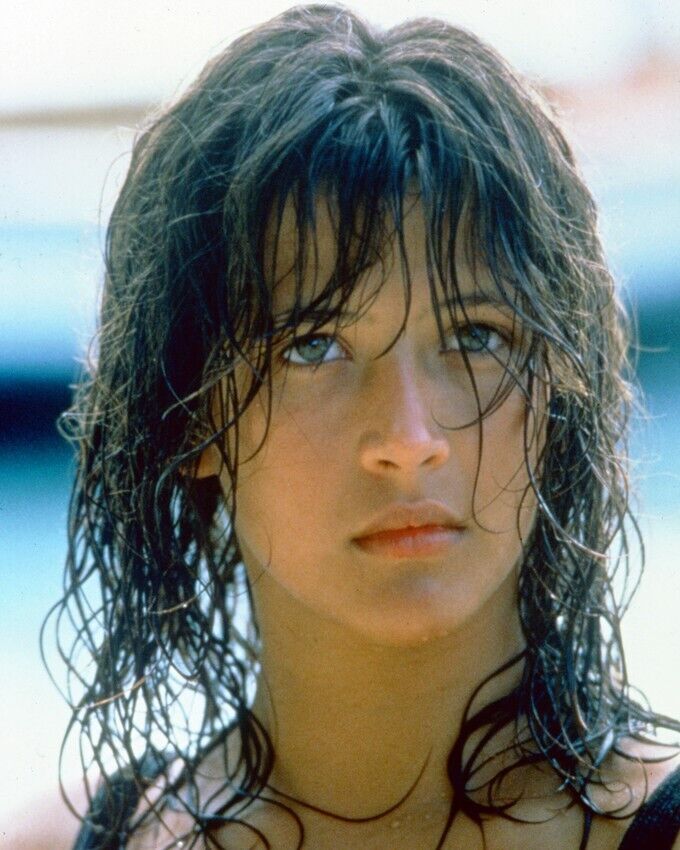 Sophie Marceau 24x36 inch Poster With Wet Hair