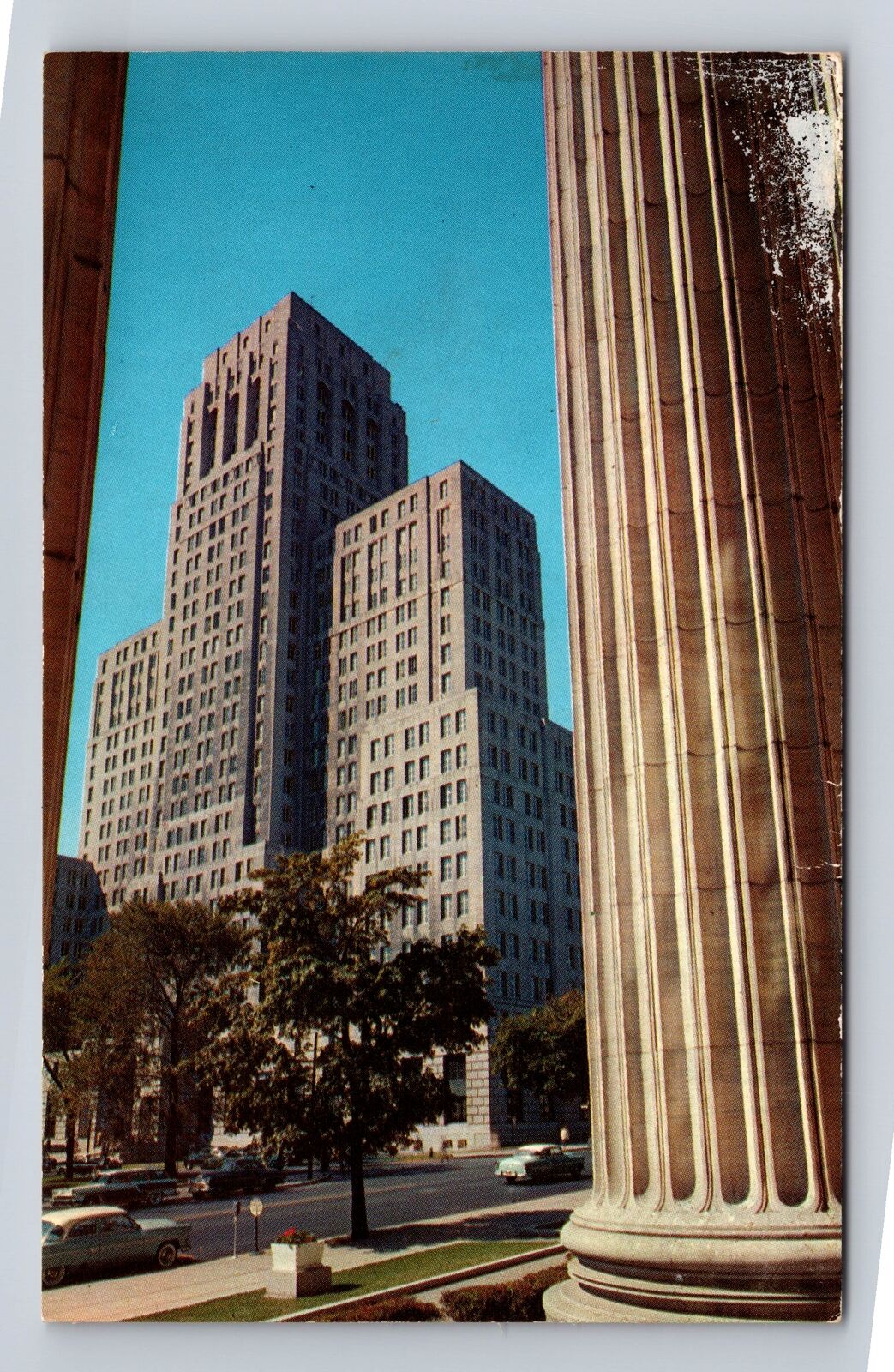 Albany NY-New York, State Office Building, Antique Vintage Souvenir Postcard