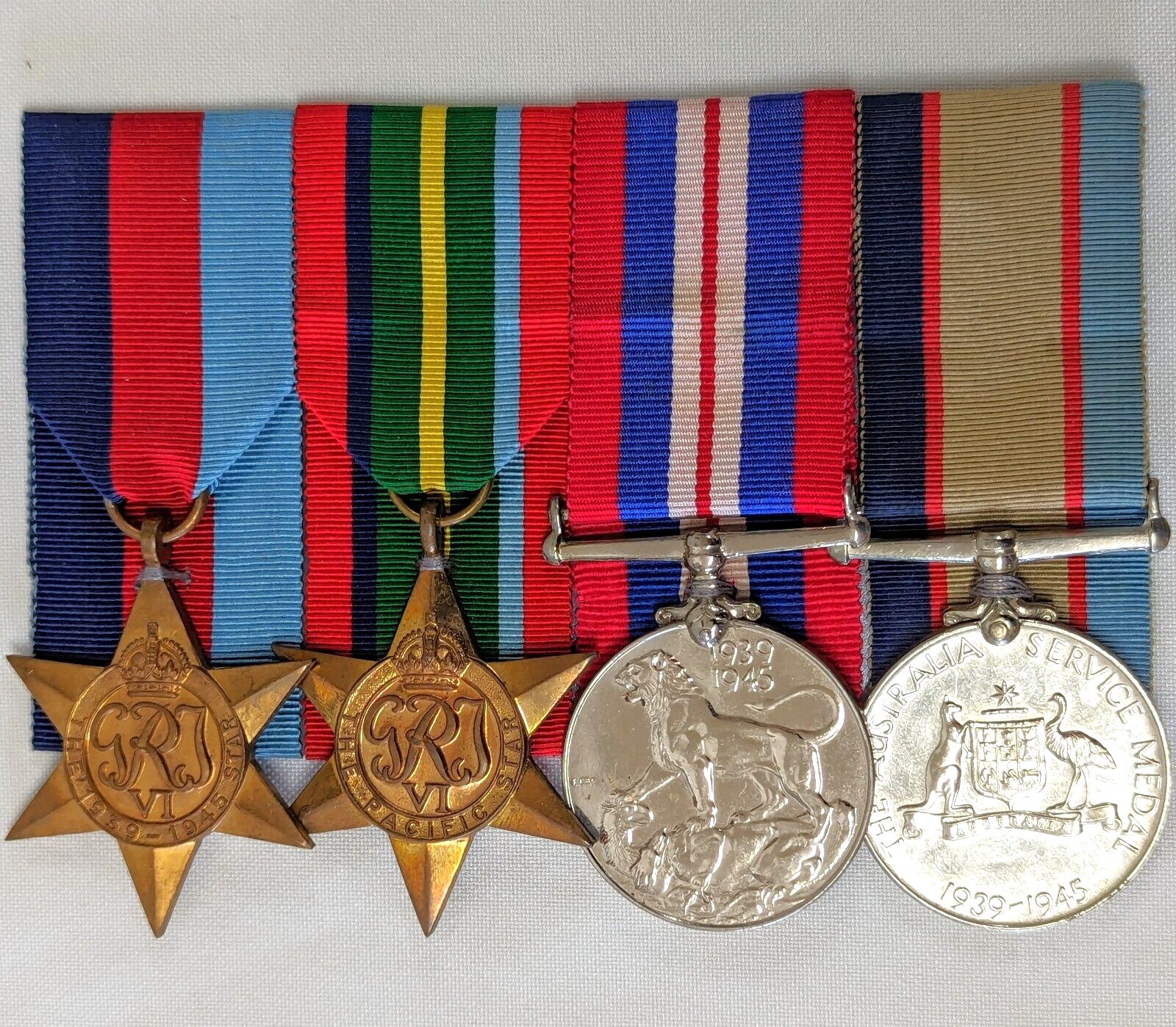 WW2 RAAF medals Flying Officer Yuile Royal Australian Air Force Headquarters