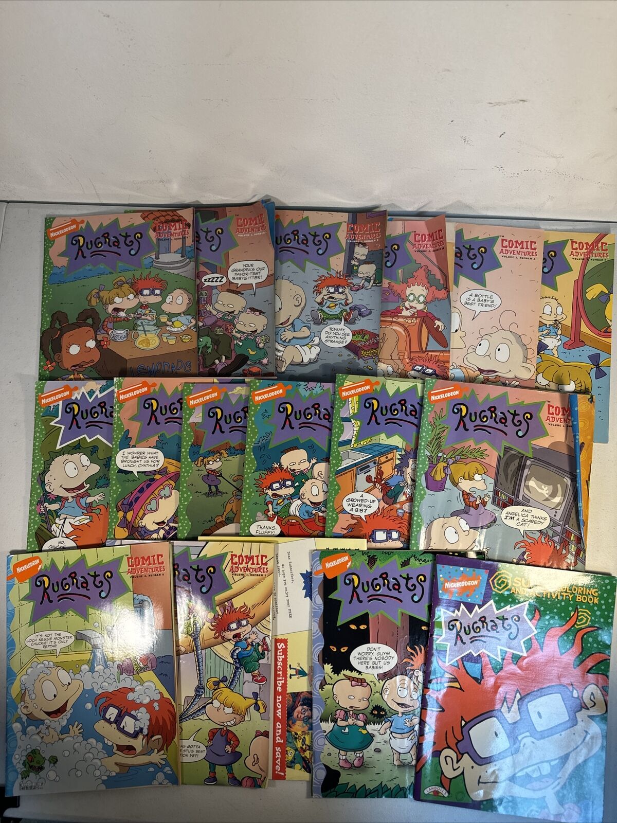 Rugrats Comic Adventure Lot of 17 - Nickelodeon 1990s - Best Offer Included
