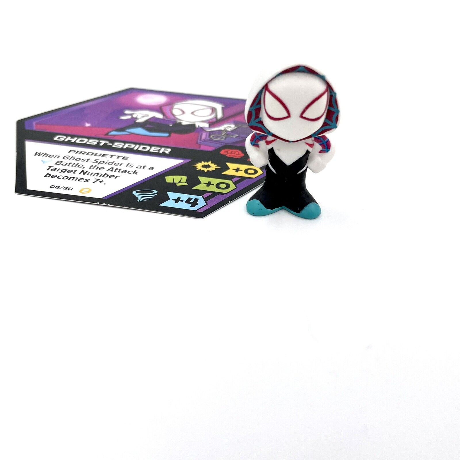 Funko Marvel Battleworld series 2 - Ghost Spider - Common - New - Figure Card