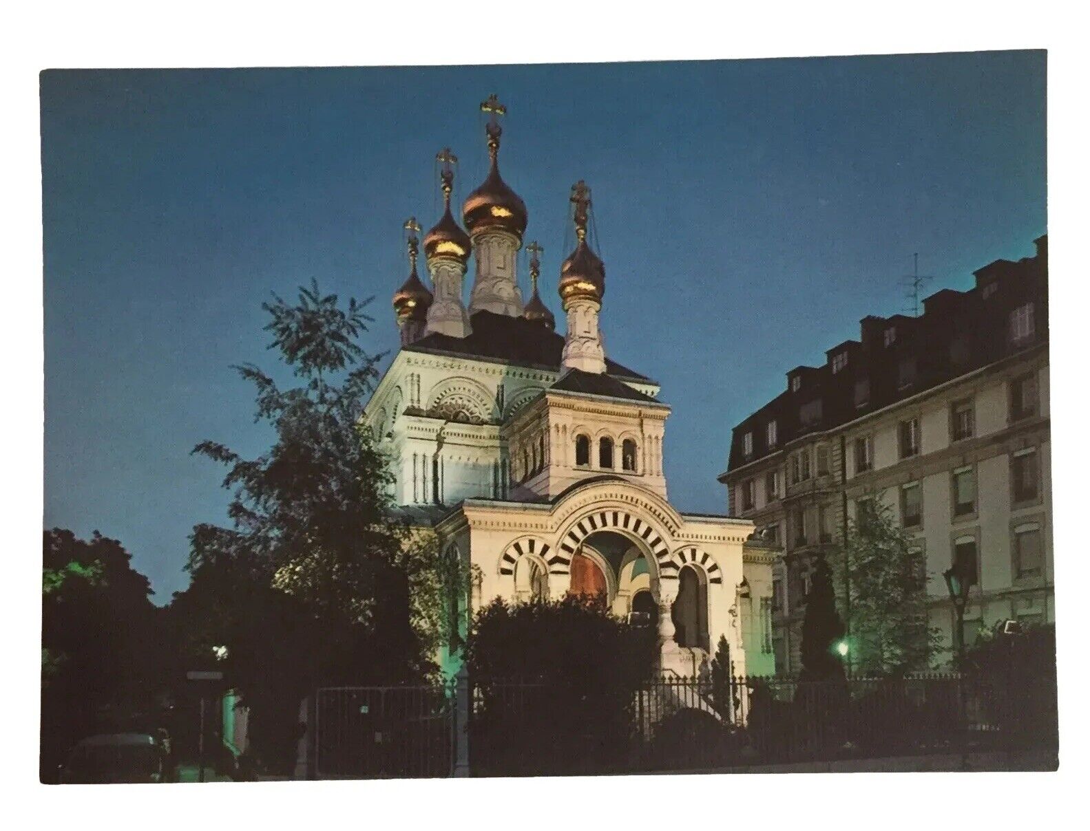 Geneve Switzerland Postcard Vintage Unposted