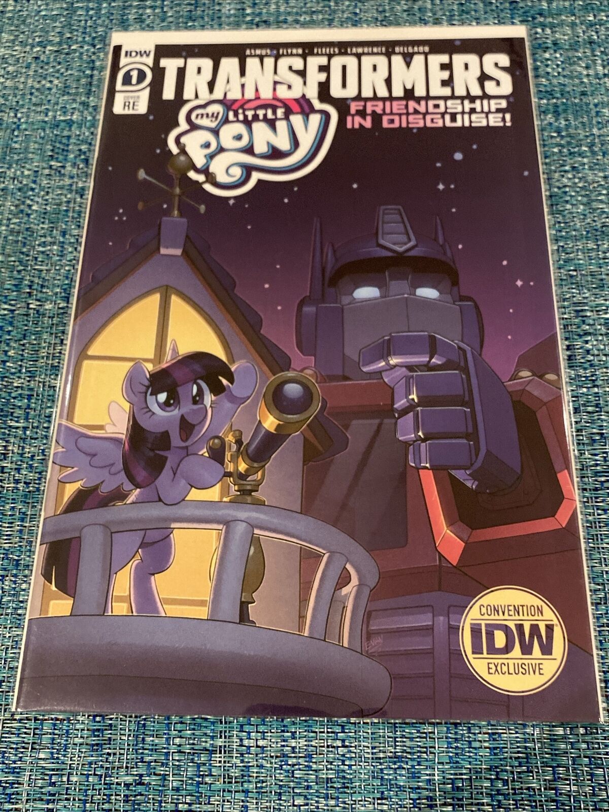 Transformers My Little Pony Friendship In Disguise #1 RE Con Exclusive SDCC (NM)