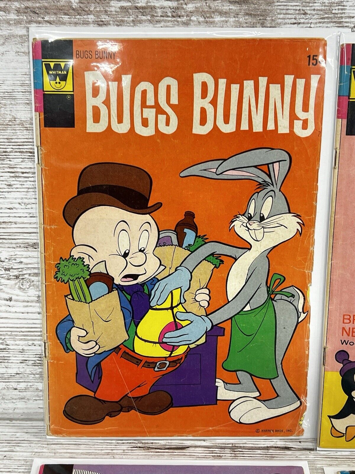 4 Whitman Comics, Bugs Bunny Woody Woodpecker x2 Popeye
