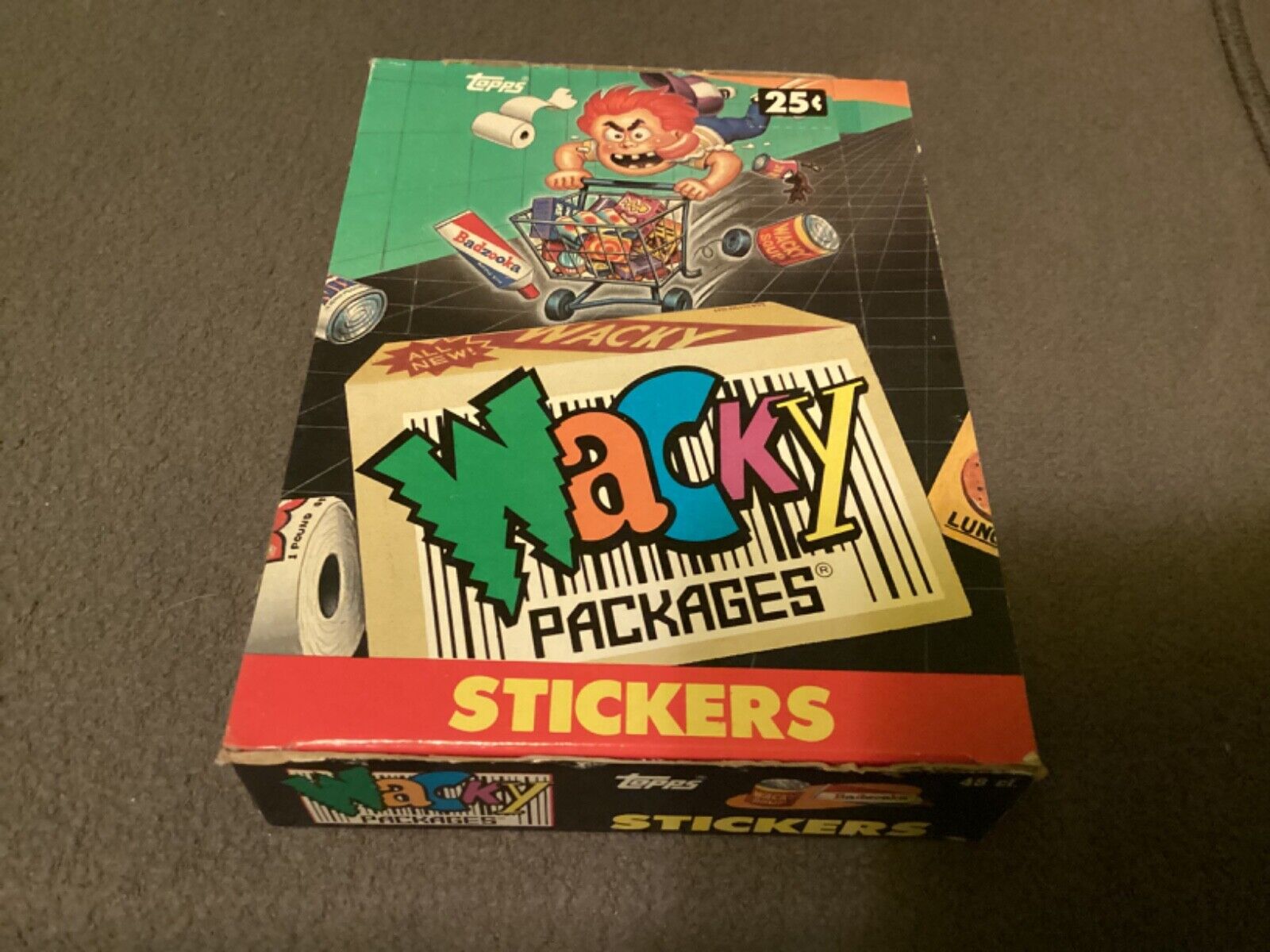 VINTAGE WACKY PACKAGES RARE 1992 OPC SERIES FULL BOX 48 UNOPENED PACKS