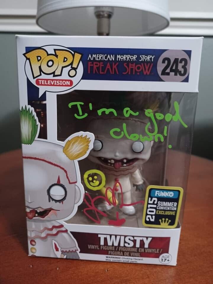 FUNKO Twisty Exclusive #243 (John Lynch) Horror Mad Monster Authenticated 