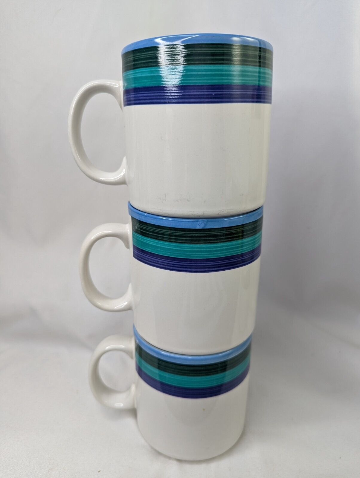 Design Concepts Stoneware England Coffee Cup Mug Lot of 3