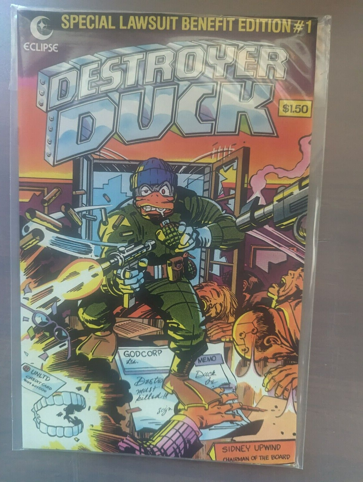 Destroyer Duck #1  Eclipse comics