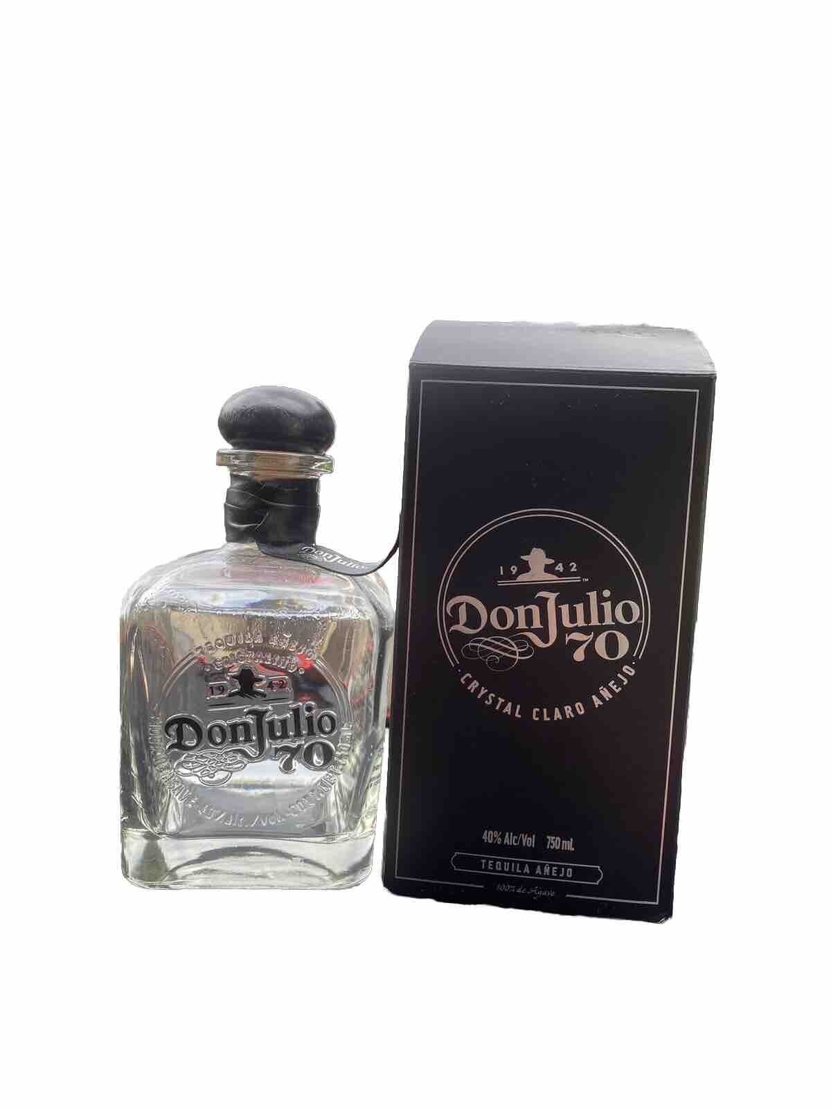 Don Julio 70 EMPTY Bottle With Box 750ml