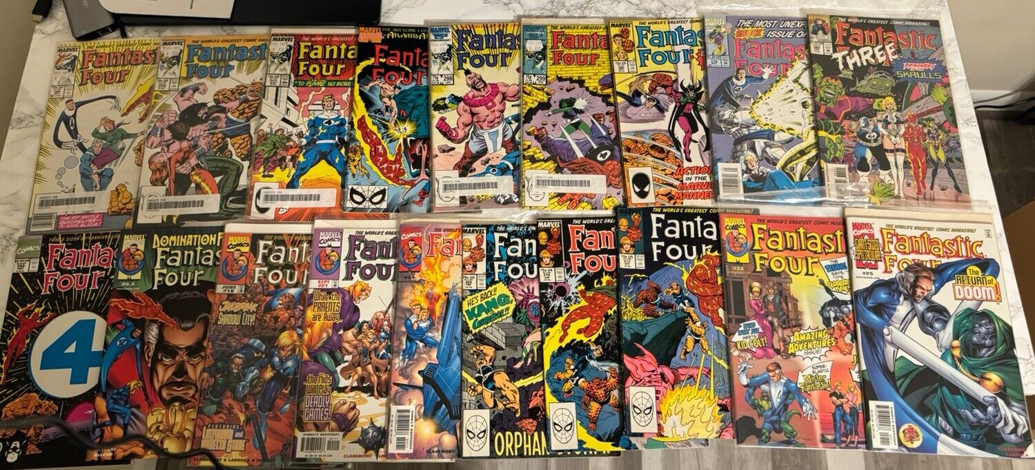 Marvel Fantastic Four Comic Graphic Novel Lot Of 19 GC