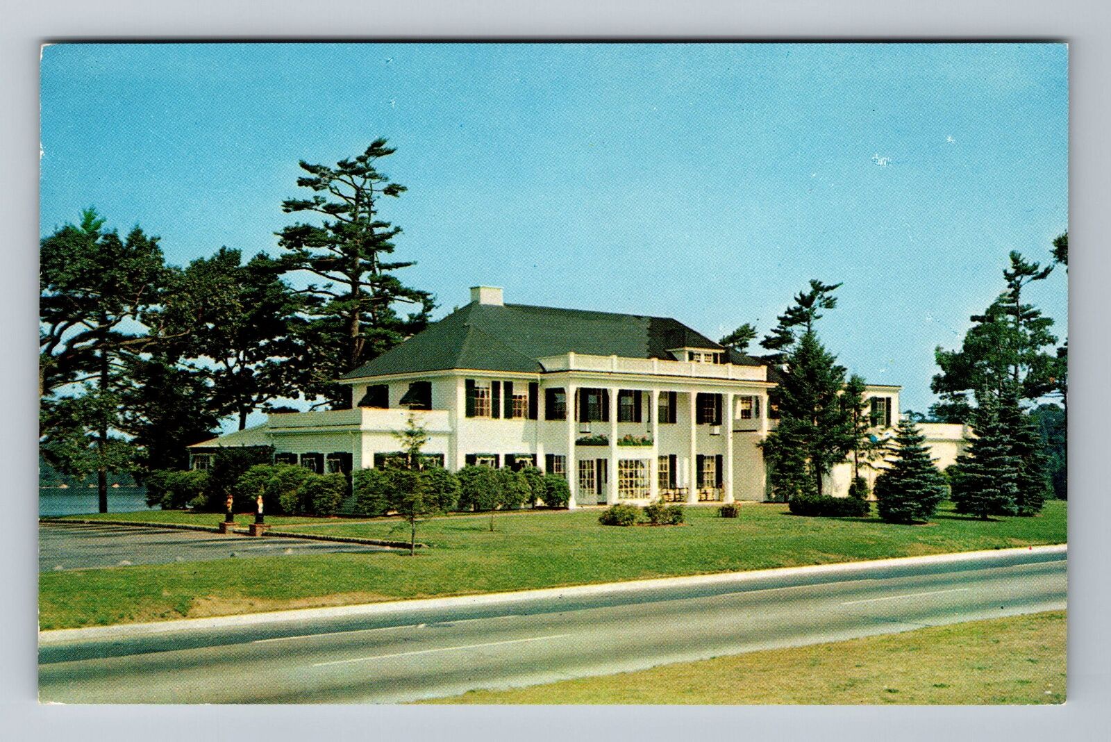 Lynnfield MA-Massachusetts, Towne Lyne House, Vintage Postcard
