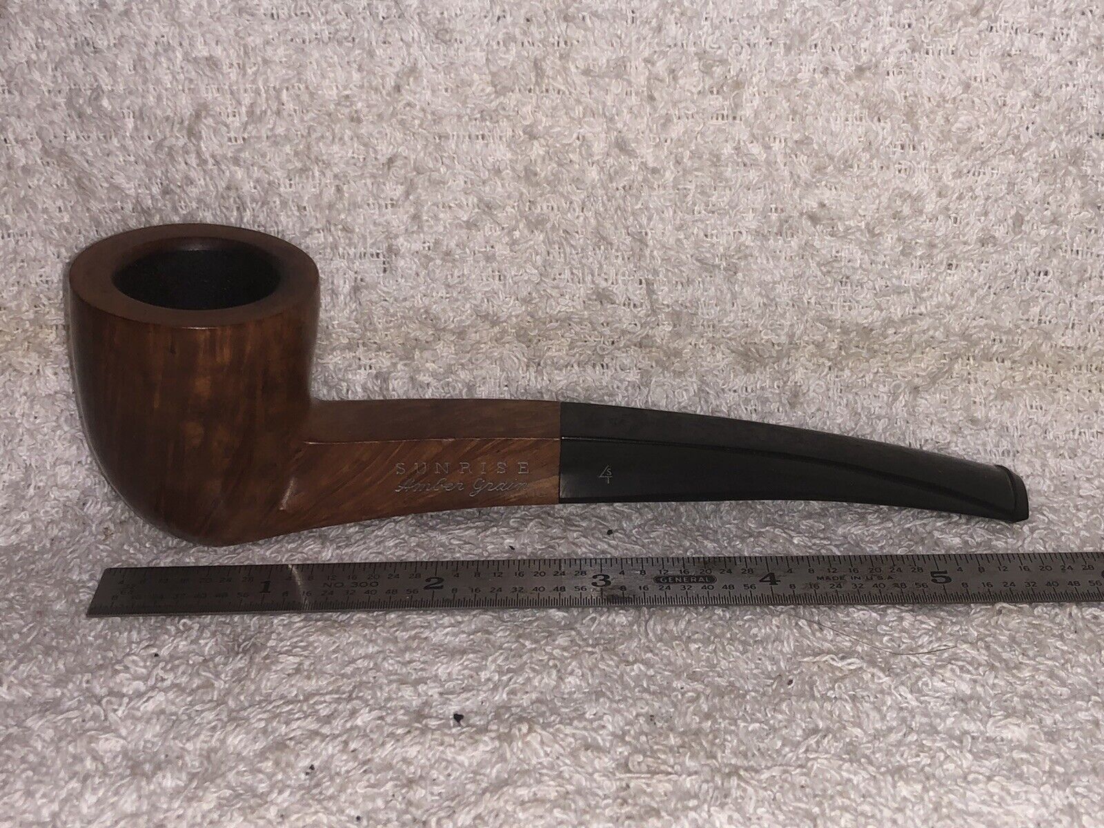 1993), SunRise Amber Grain by Comoy￼, Tobacco Smoking Pipe, Estate, 00340