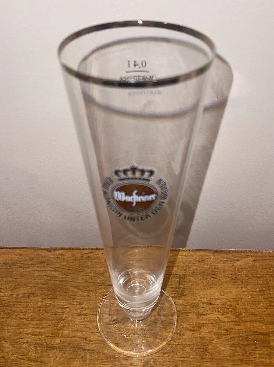 Vintage Warsteiner Premium Beer Tapered Pilsner Glass 0,41