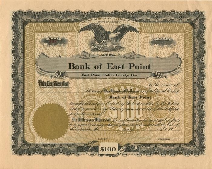 Bank of East Point - Banking Stocks