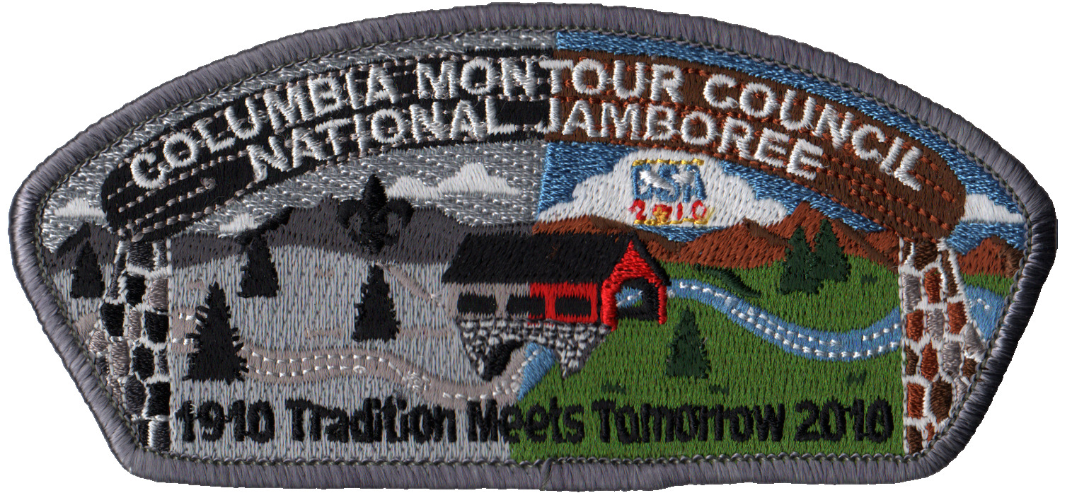 2010 Jamboree Columbia Montour Council JSP Grey Bdr (AR1467)