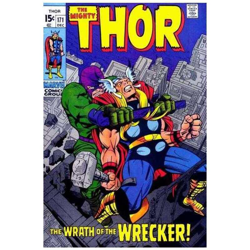 Thor (1966 series) #171 in Fine minus condition. Marvel comics [j|