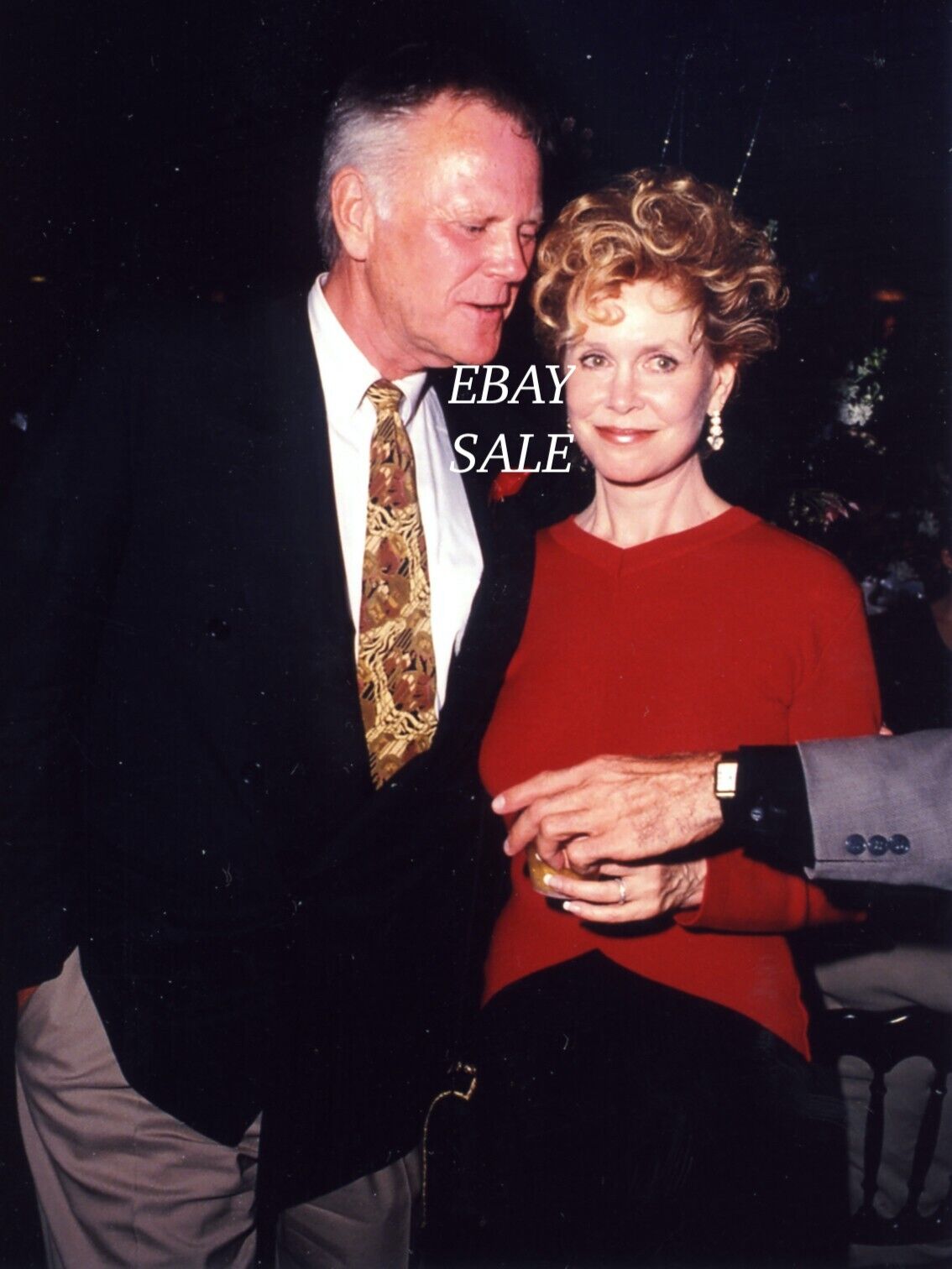 ELIZABETH MONTGOMERY reunited w/ DICK SARGENT Rare BEWITCHED Cute Photo