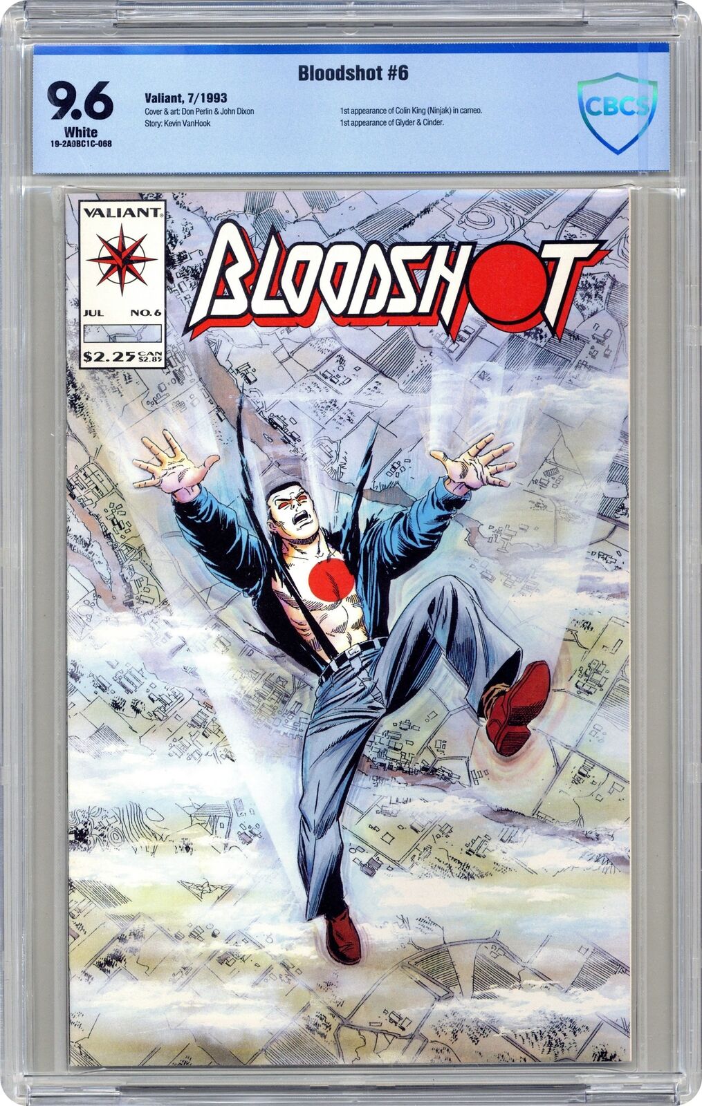 Bloodshot #6 CBCS 9.6 1993 19-2A9BC1C-068 1st app. Ninjak