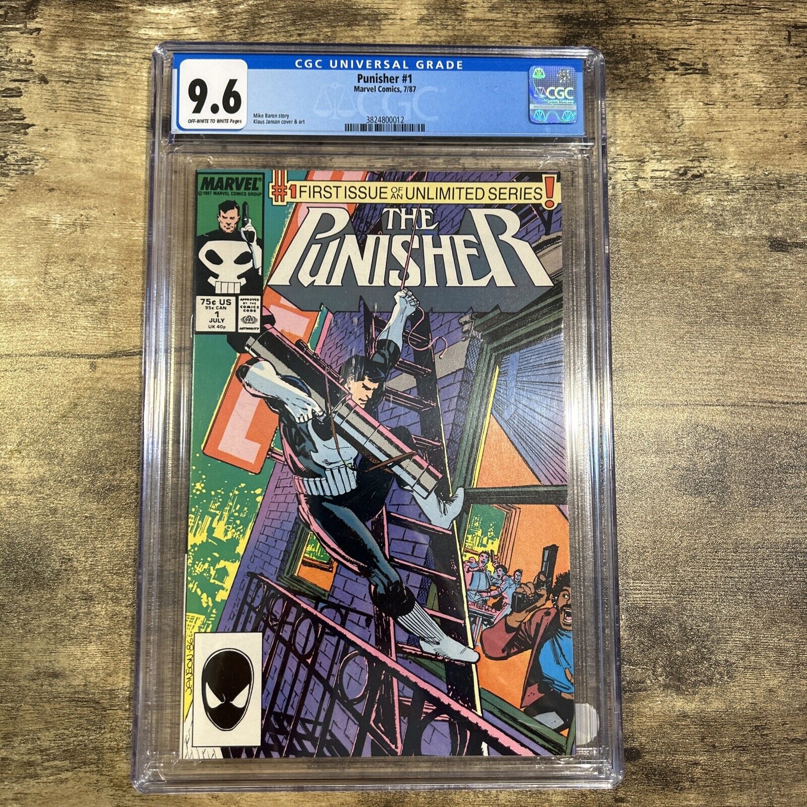 The Punisher #1 (Marvel Comics July 1987) CGC 9.6