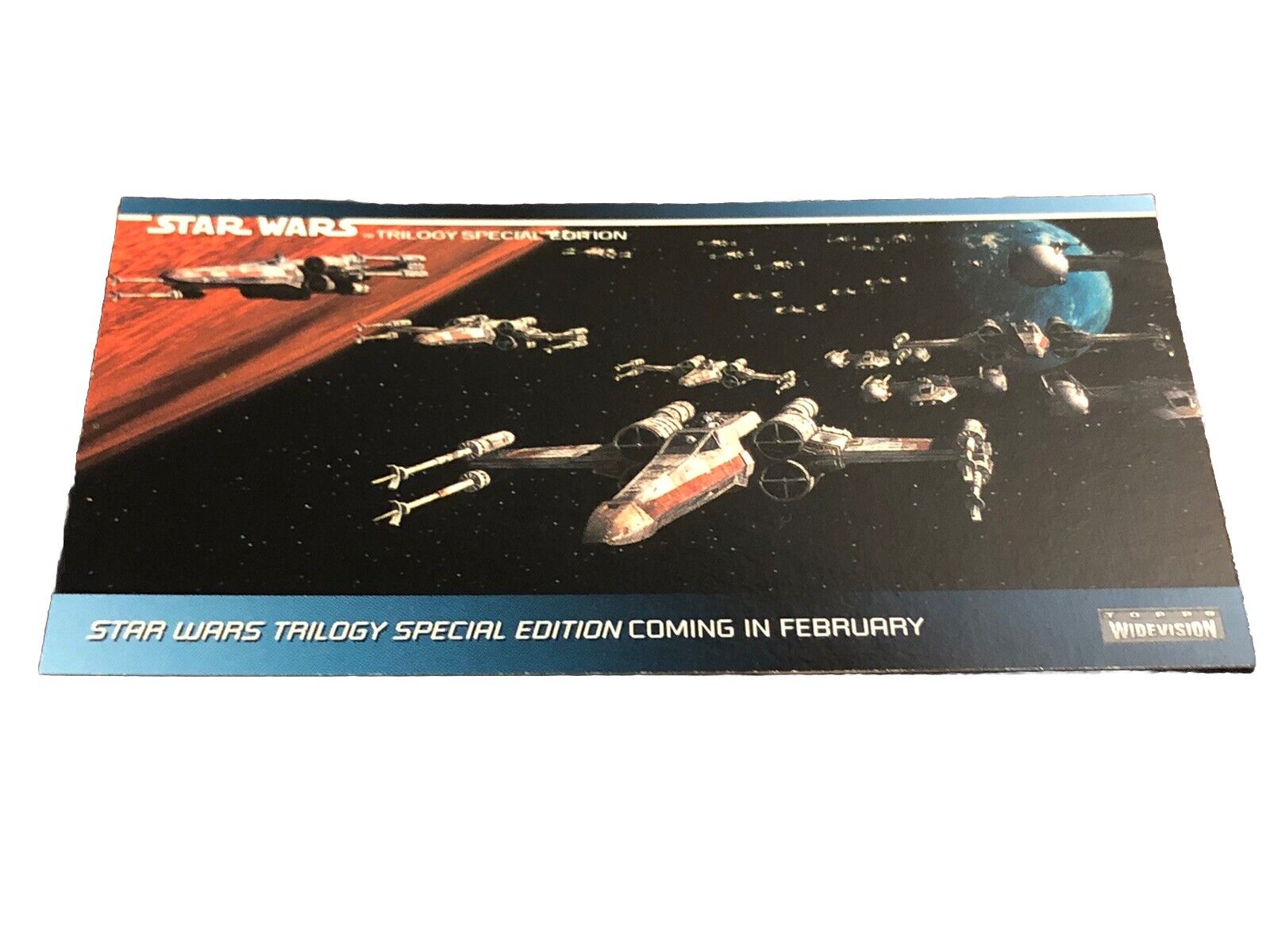 1995 Topps Star Wars THE STAR WARS TRILOGY WIDEVISION PROMO 