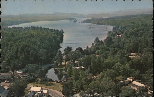 1976 Highland Lake in Maine,ME Cumberland County Eastern Illustrating Co.