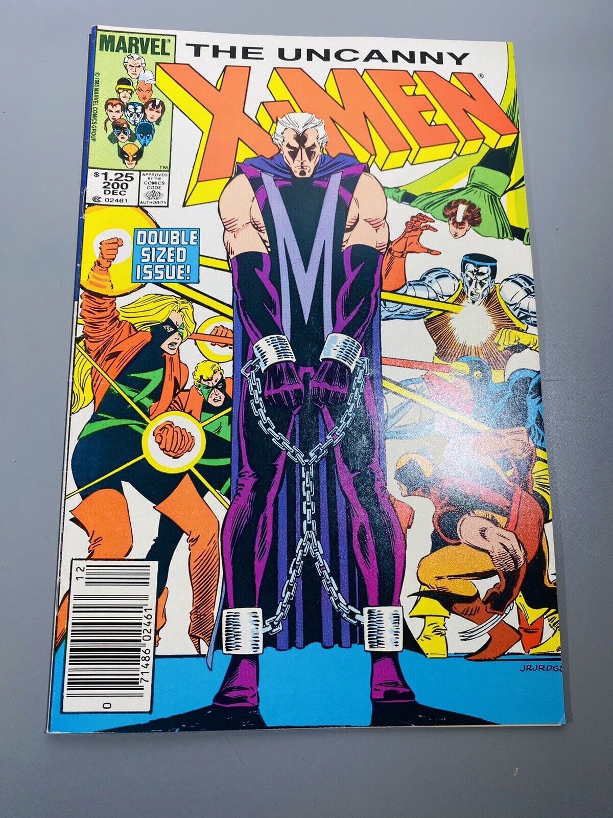 Uncanny X-Men #200 (1986) NEWSSTAND Marvel Trial of Magneto VFNM 1st Print