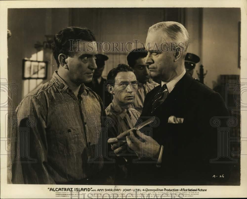 1936 Press Photo Actor John Litel in scene from 