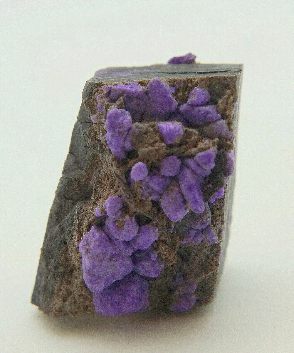 Fibrous Sugilite Crystals on Matrix  ~ Nchwaning 3 Mine South Africa