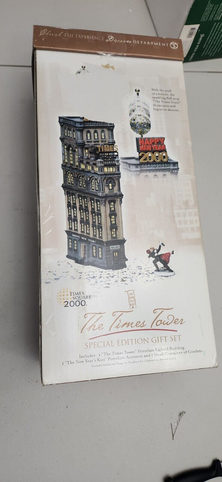 Retired Department 56 the times tower special edition Ball Drop 55510 NOB